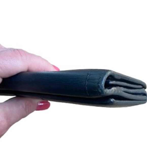 Gucci Vintage, Rare Navy Leather Wallet EUC w/ COA! - Picture 10 of 14